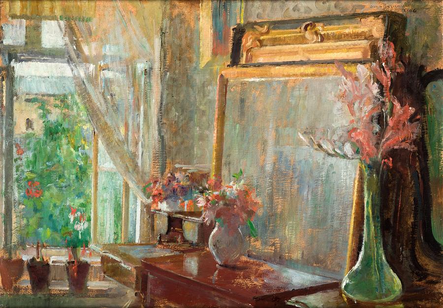 Interior Painting by Olga Boznanska