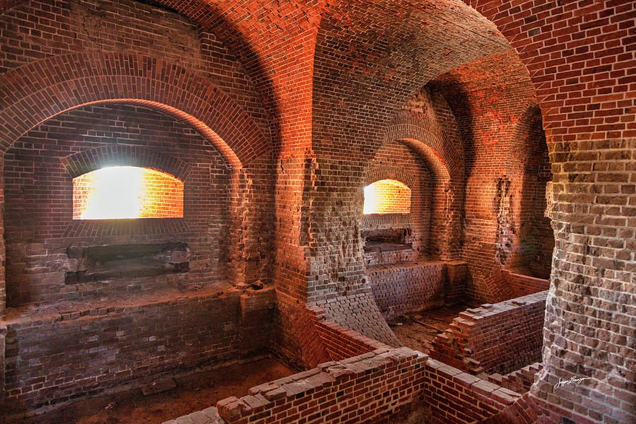 Interior Rooms At Fort Pulaski Photograph by Jurgen Lorenzen