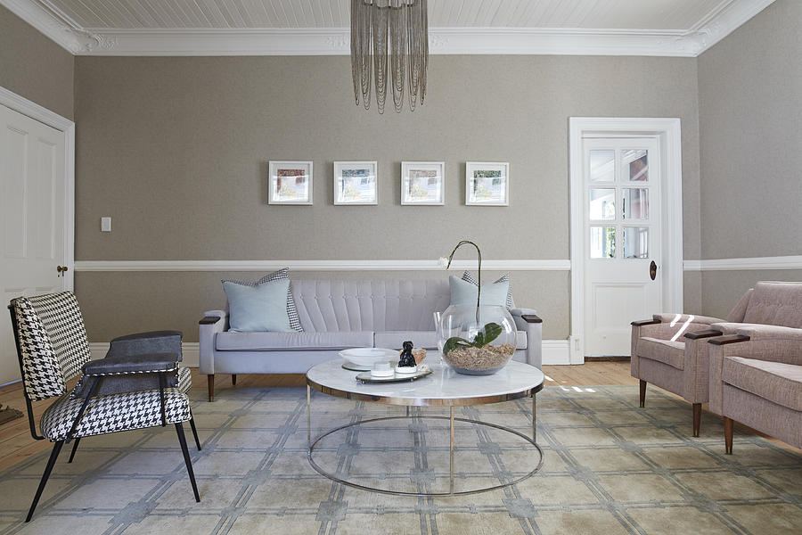 Interior shot of beautiful stylish livingroom Photograph by Klaus Vedfelt