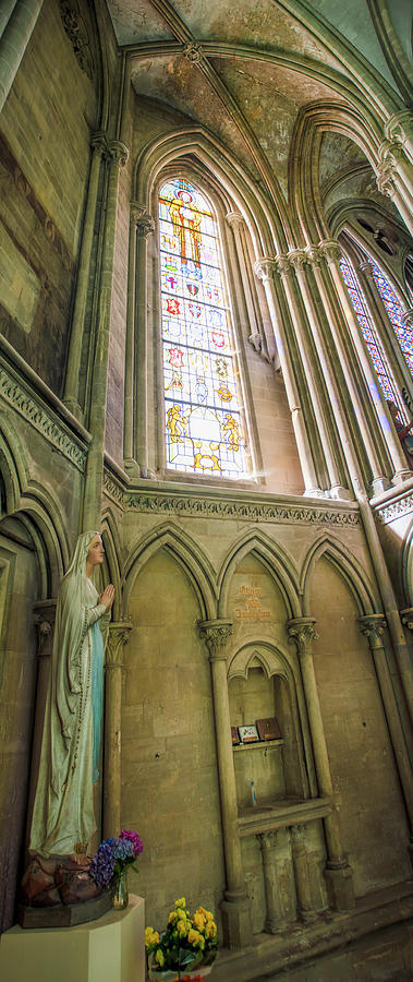Interior View Of The Bayeux Cathedral, France 2 Photograph