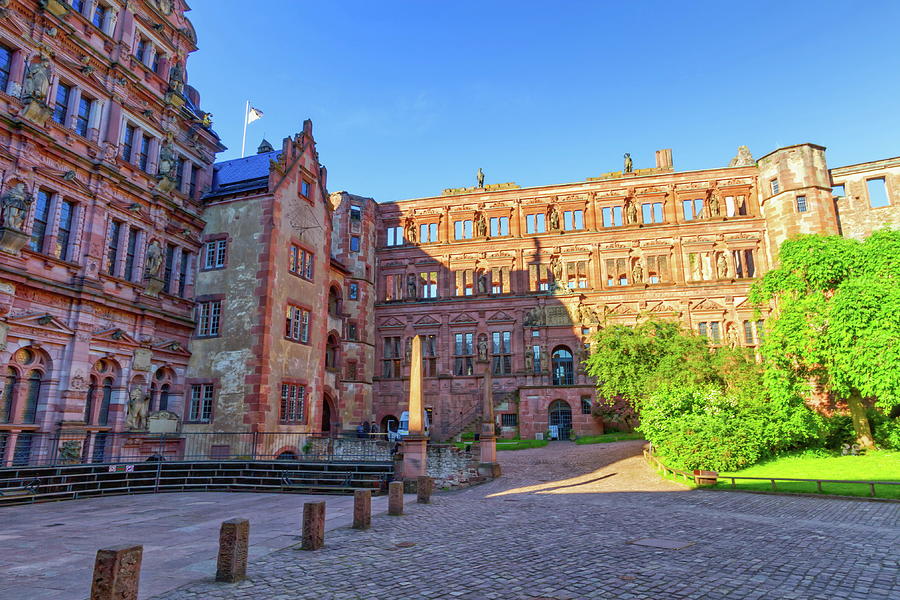 Interiror architecture of Heidelberg ruin castle, Germany Photograph by Elenarts - Elena Duvernay photo