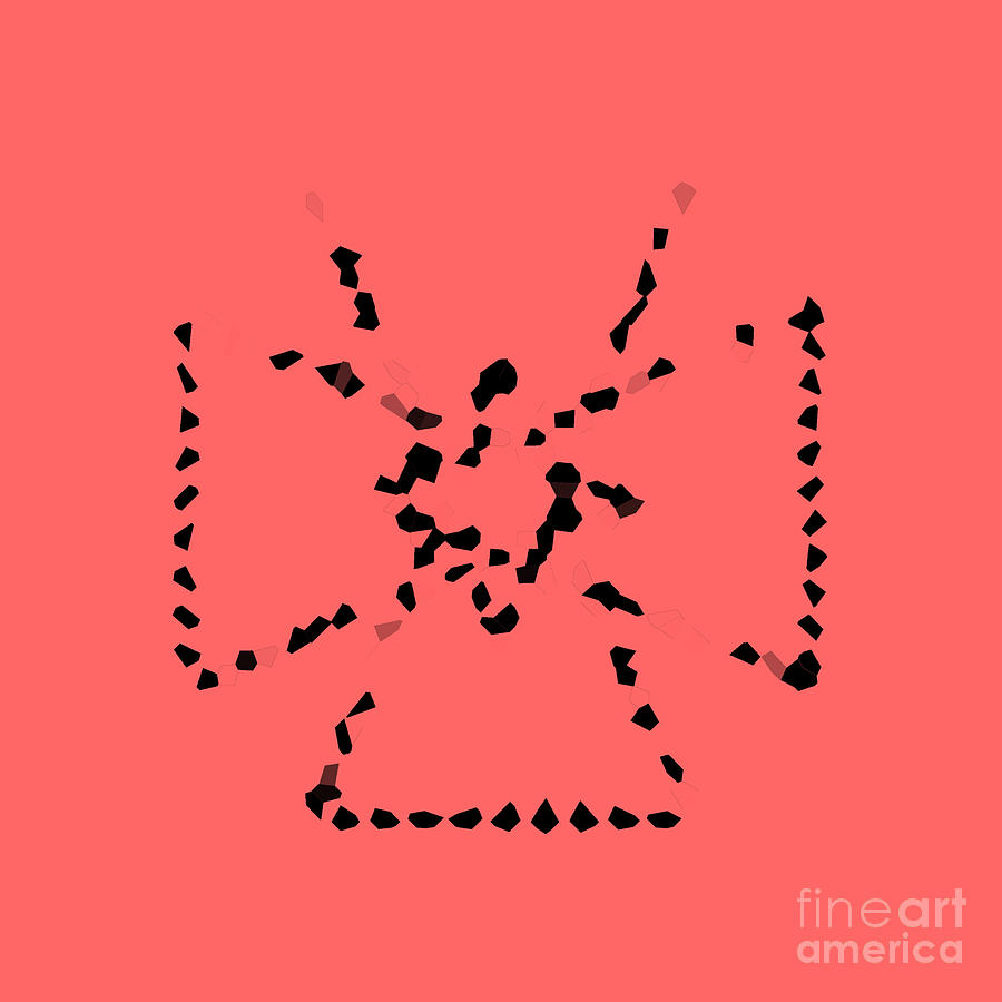 Interlocking Triangles Mosaic Digital Art by Frederick Holiday Fine