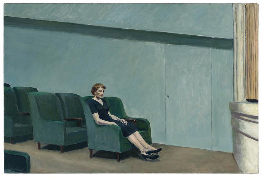 Intermission 1963 by Edward Hopper by Artistic Rifki