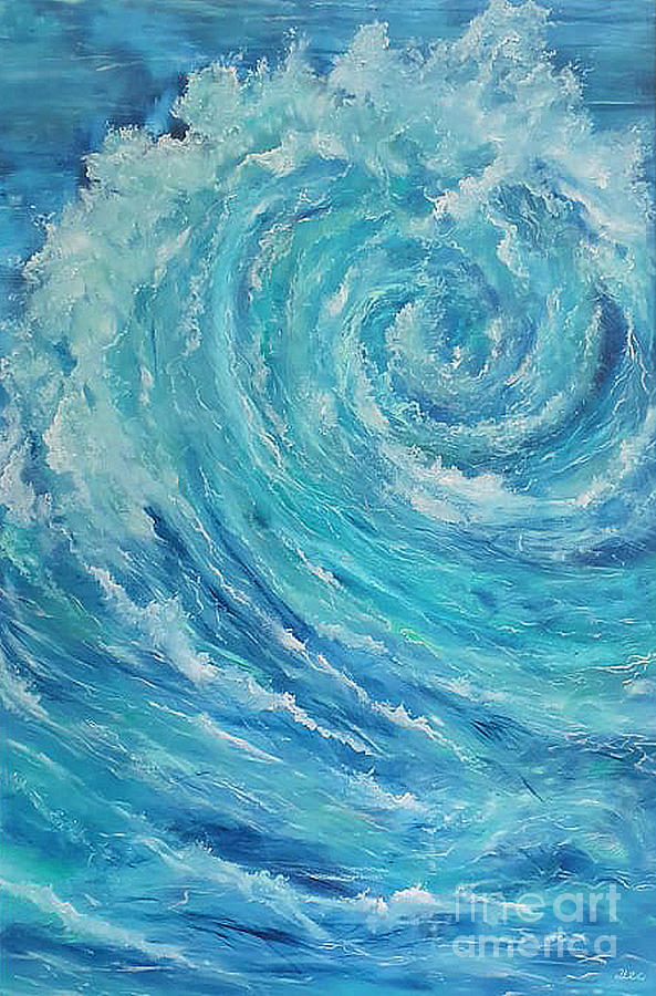 Internal Spirals Painting by Tracey Lee Cassin