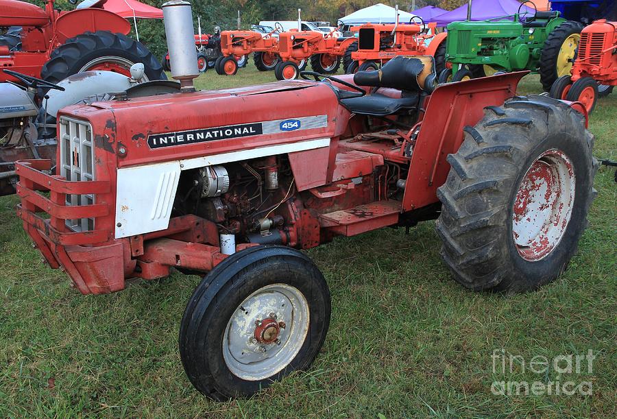 International 454 Tractor Photograph by Mike Eingle