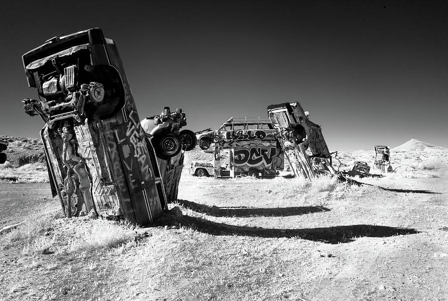 International Car Forest of the Last Church, Nevada Photograph by Eugene Nikiforov International Car Forest of the Last Church, Nevada Photograph by Eugene Nikiforov