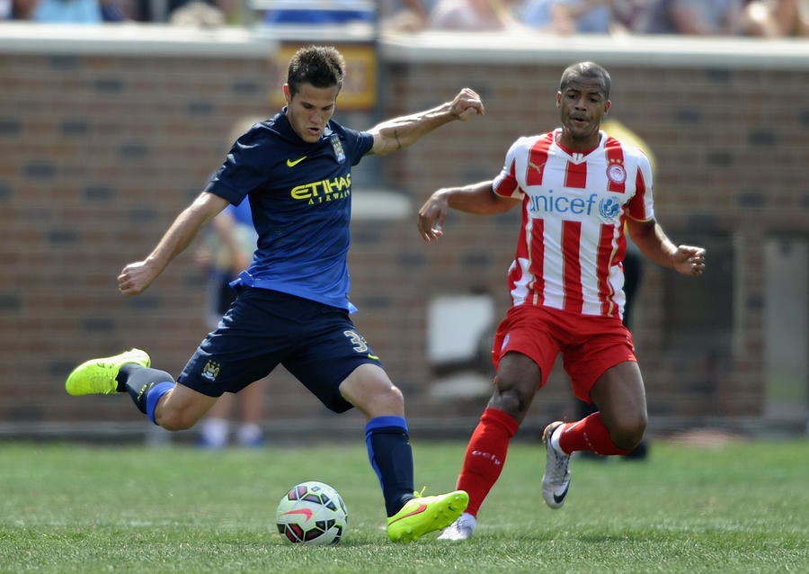 International Champions Cup 2014 - Manchester City v Olympiacos Photograph by Hannah Foslien