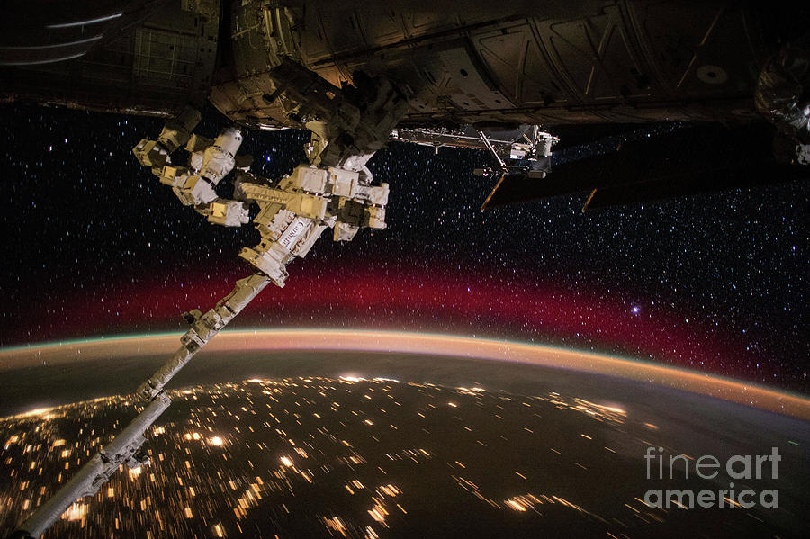 International Space Station, 2015 Photograph by Granger