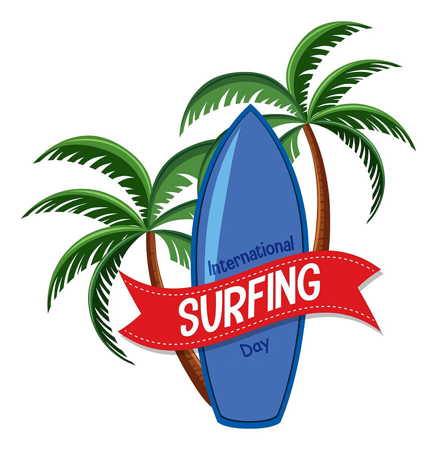 International Surfing Day v3 Digital Art by Robert Banach International Surfing Day v3 Digital Art by Robert Banach