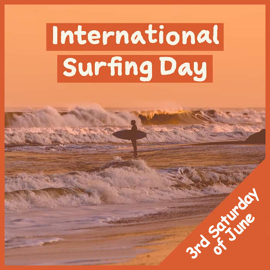 International Surfing Day v4 Digital Art by Robert Banach International Surfing Day v4 Digital Art by Robert Banach