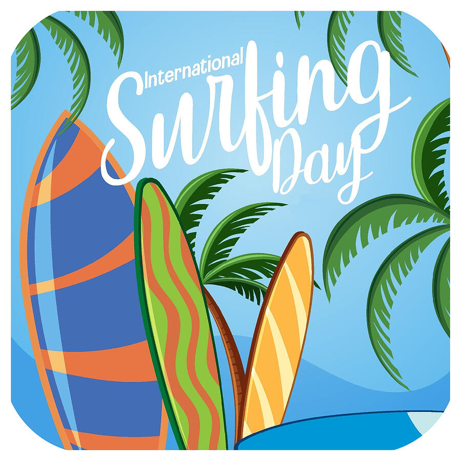 International Surfing Day v5 Digital Art by Robert Banach International Surfing Day v5 Digital Art by Robert Banach
