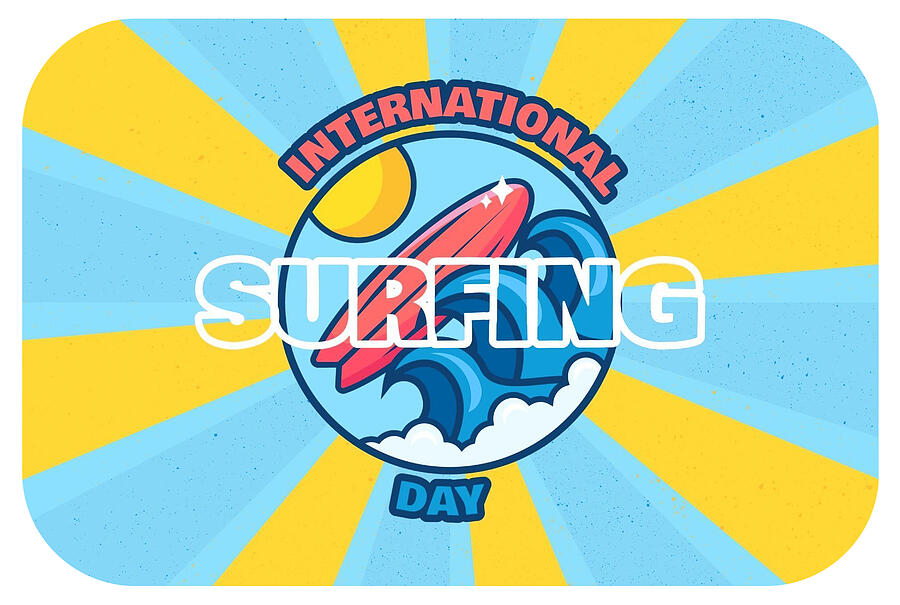 International Surfing Day v6 Digital Art by Robert Banach International Surfing Day v6 Digital Art by Robert Banach
