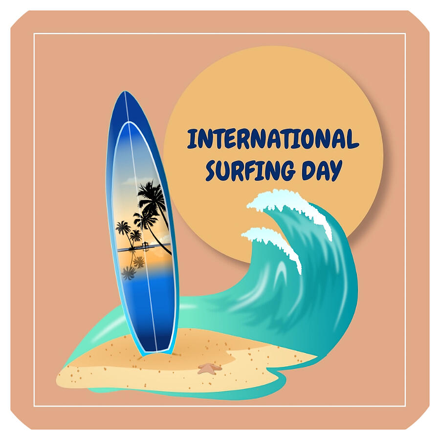 International Surfing Day v8 Digital Art by Robert Banach International Surfing Day v8 Digital Art by Robert Banach