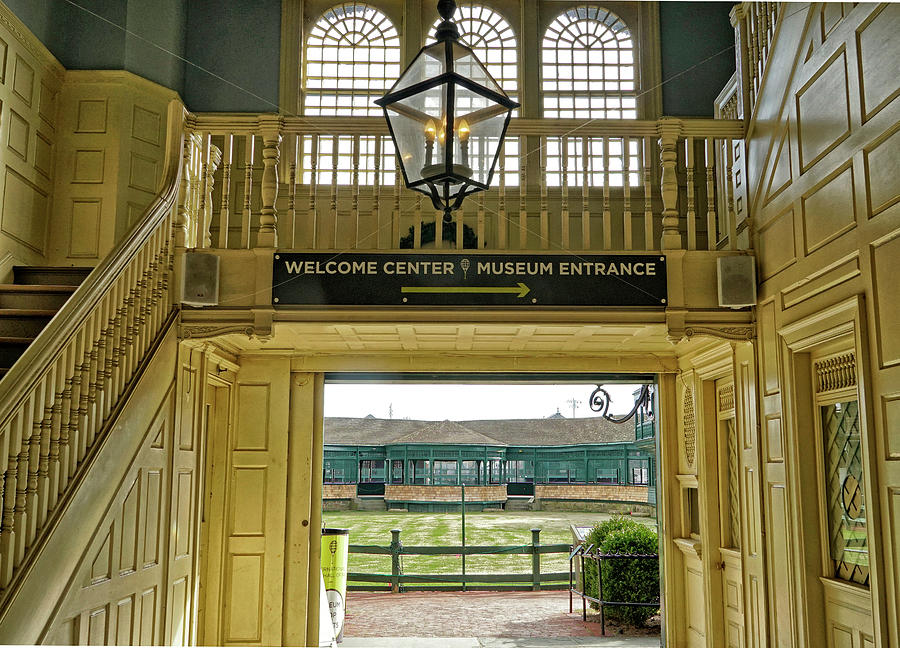International Tennis Hall of Fame Entrance, Newport, RI Photograph by Nancy De Flon