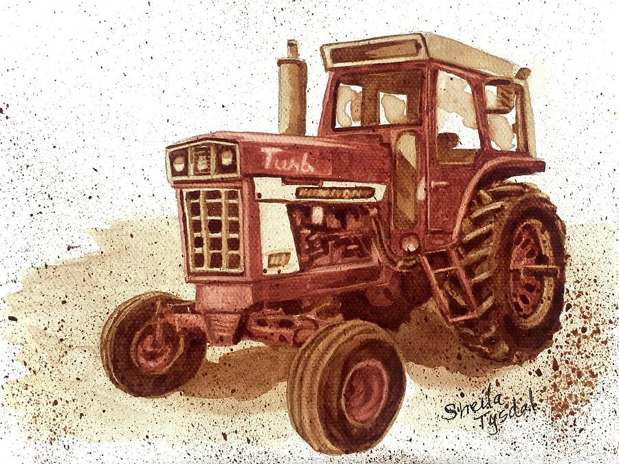 International Tractor Painting by Sheila Tysdal