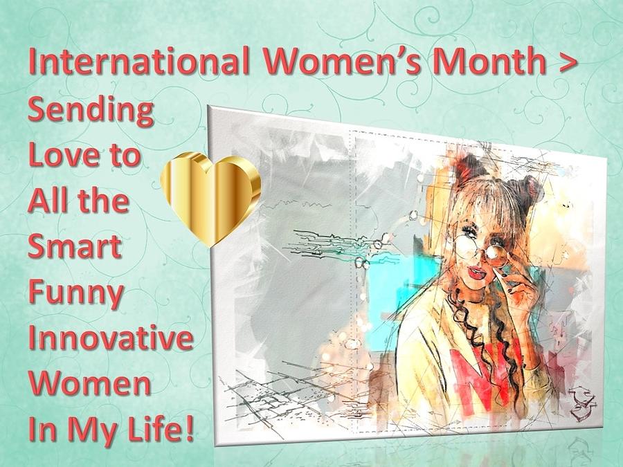 International Womens Month Mixed Media by Nancy Ayanna Wyatt