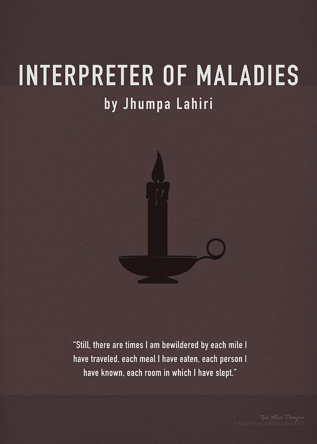 Interpreter Of Maladies by Jhumpa Lahiri Greatest Books Ever Art Print  Series 627 by Design Turnpike