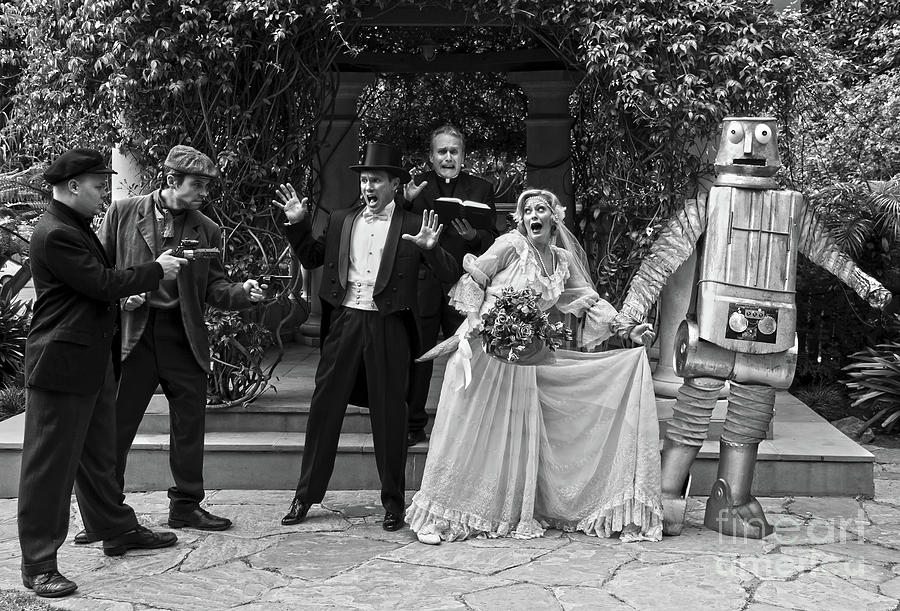 Interrupted Wedding - Haunted by History Photograph by Sad Hill - Bizarre Los Angeles Archive