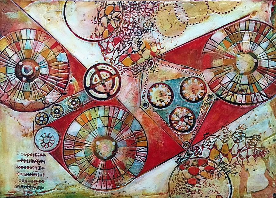 Intersection Mixed Media by Pam Veitenheimer