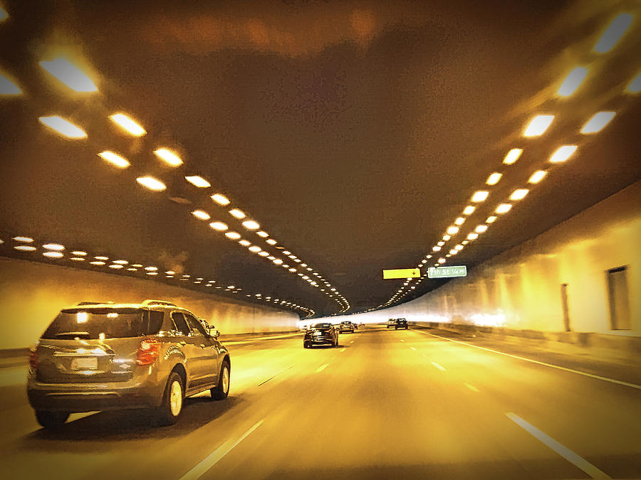 Interstate 10 Tunnel in Phoenix Photograph by Chance Kafka