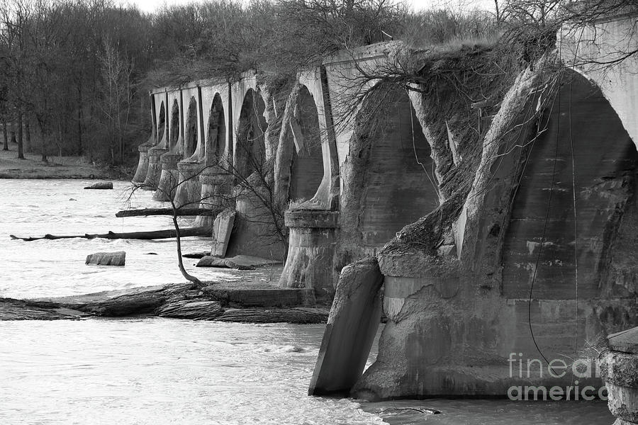 Interurban Bridge Waterville Ohio  8737 Photograph by Jack Schultz