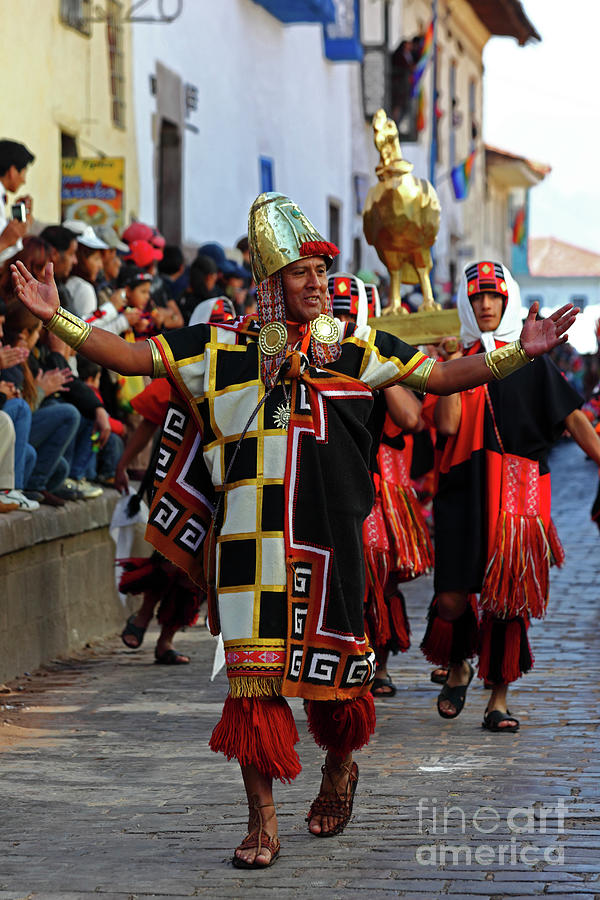 Inti Raymi festival parades Cusco Peru Photograph by James Brunker