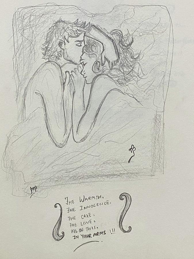 Love Couple Pencil Sketch | 3d-mon.com