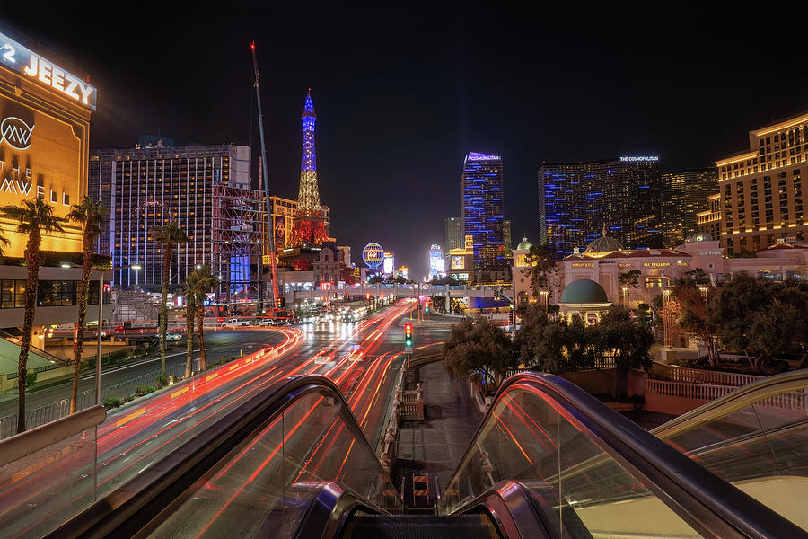 Las Vegas Photograph - Into Las Vegas by Martin Podt