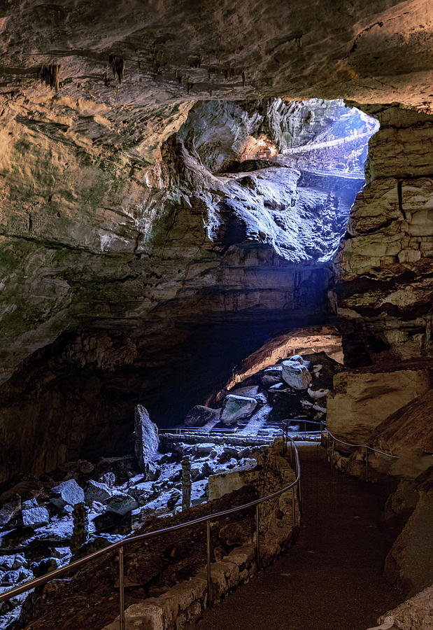 Into the Abyss - Carlsbad Cavern Photograph by Stephen Stookey