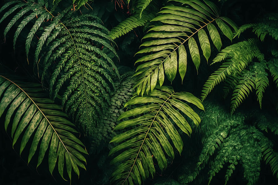 Into the ferns Digital Art by Flat Land - Fine Art America