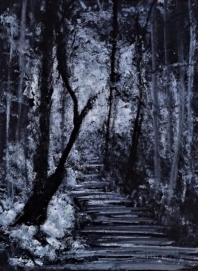 Into The Forest           12.2020 Painting by Cheryl Nancy Ann Gordon