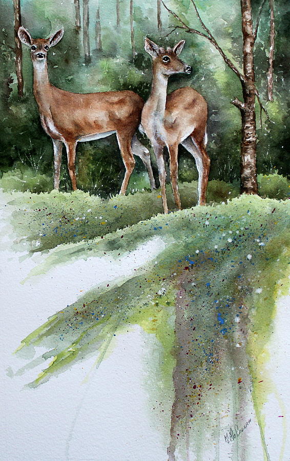 Into the Meadow Painting by Mary McCullah