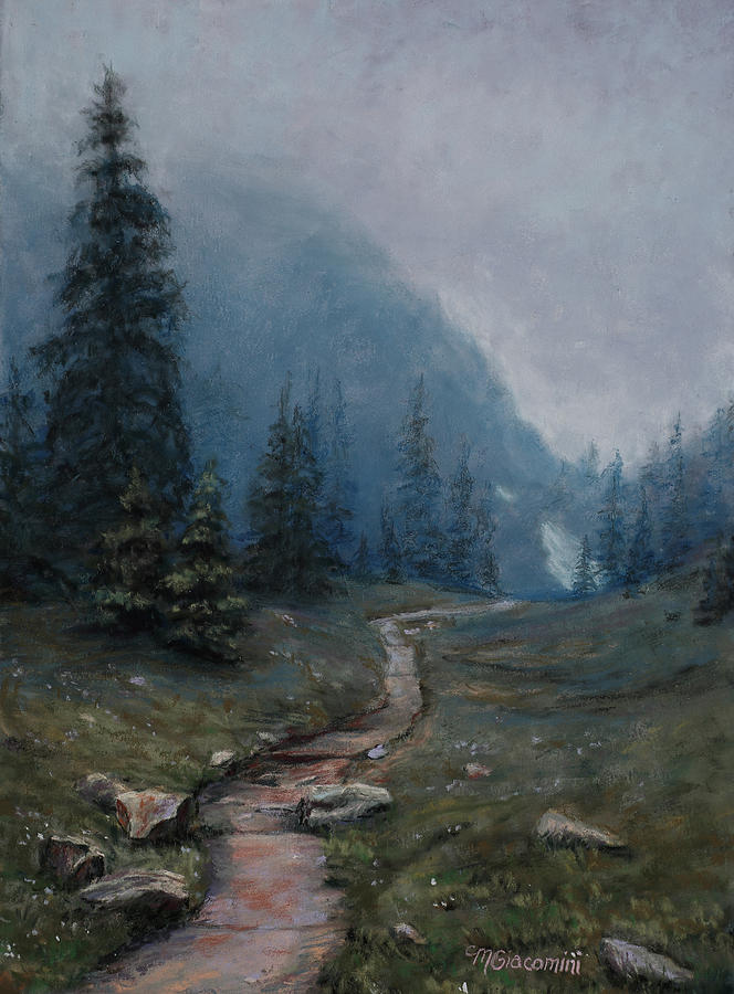 Into the Mist Painting by Mary Giacomini