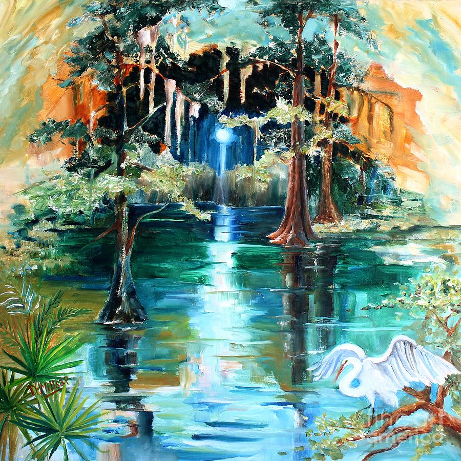 Into the Swamp Painting by Diane Millsap