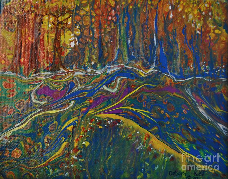 Into The Thicket Painting by Deborah Nell
