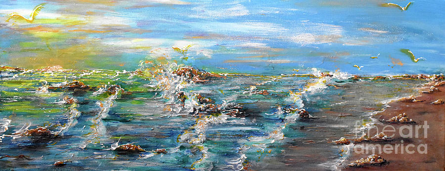 Into the West Painting by Cheryle Gannaway