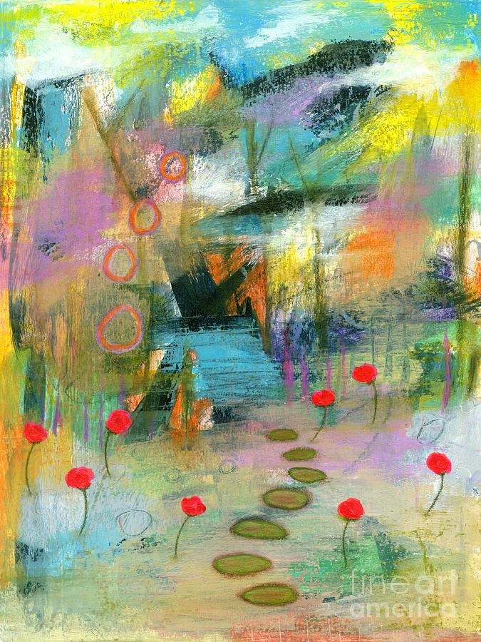 Into The Wild Painting - Into the Wild 2 Abstract Landscape Painting by Itaya Lightbourne Into The Wild Painting - Into the Wild 2 Abstract Landscape Painting by Itaya Lightbourne