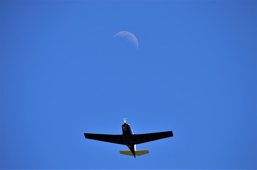 Planes Photograph - Into the Wild Blue Yonder by Jewels Hamrick