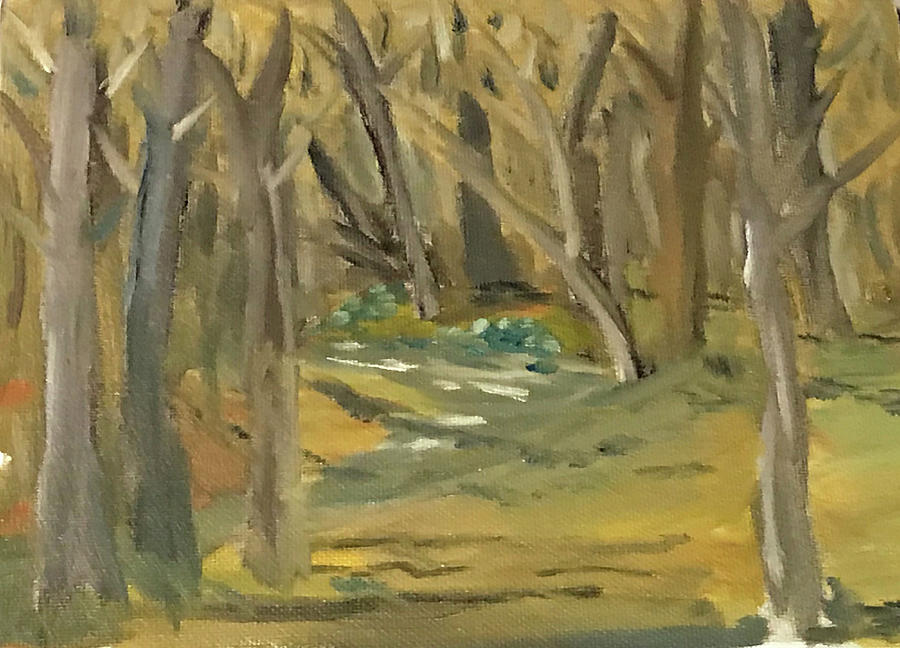 Into the woods Painting by John Macarthur