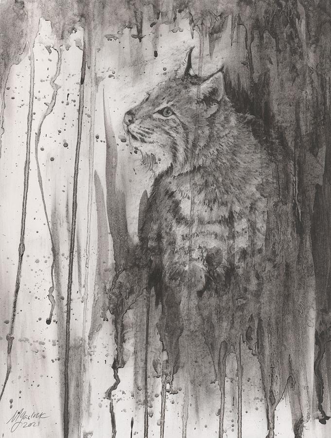 Into the Woods Drawing by Michelle Garlock
