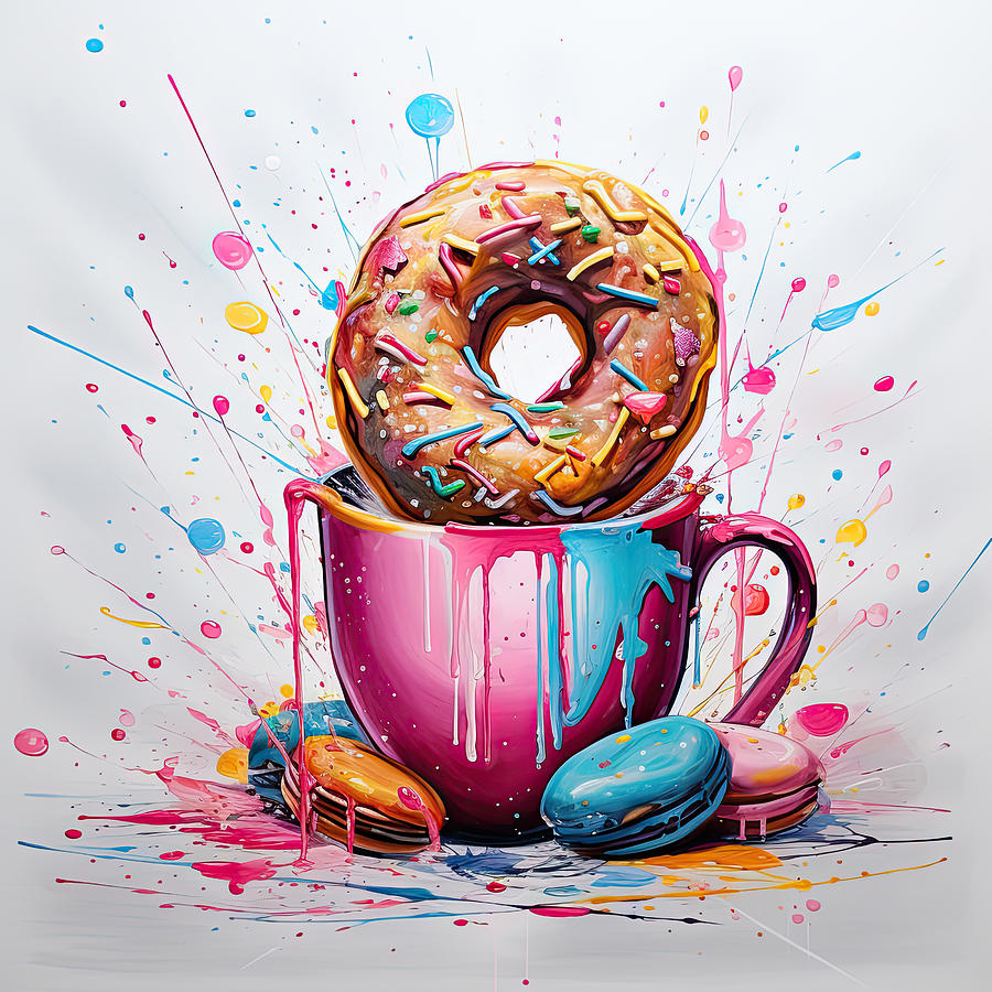Coffee Digital Art - Intoxicatingly Addictive by Lourry Legarde