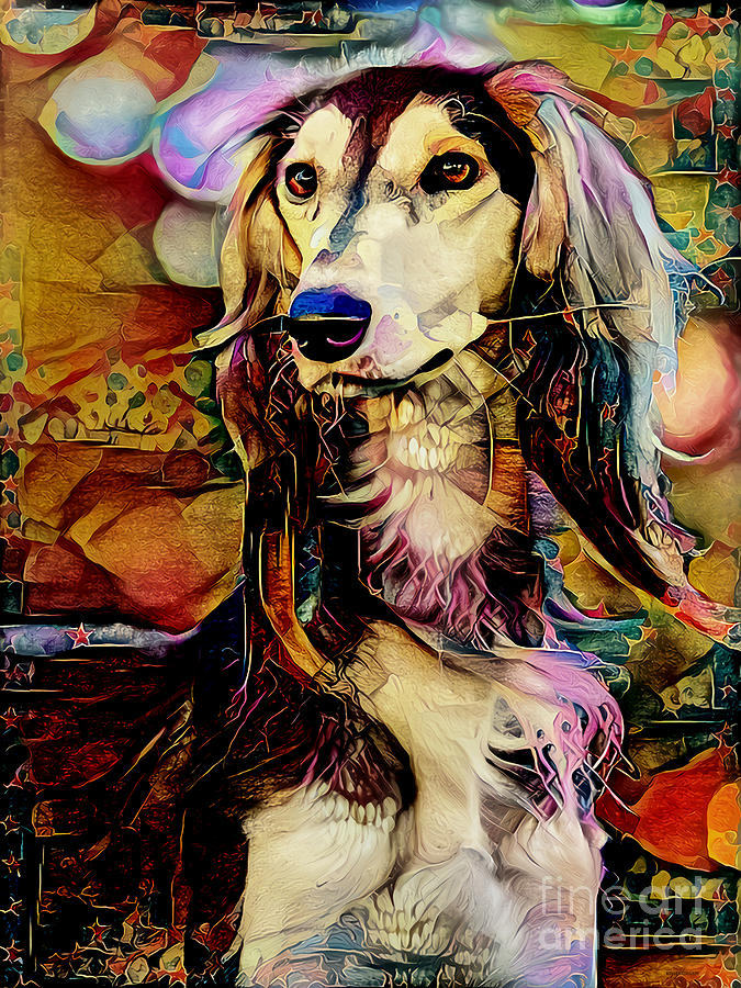Introducing Abdul Baqi The Magnificent Mystical Afghan Hound Dog 20210916 Photograph by Wingsdomain Art and Photography