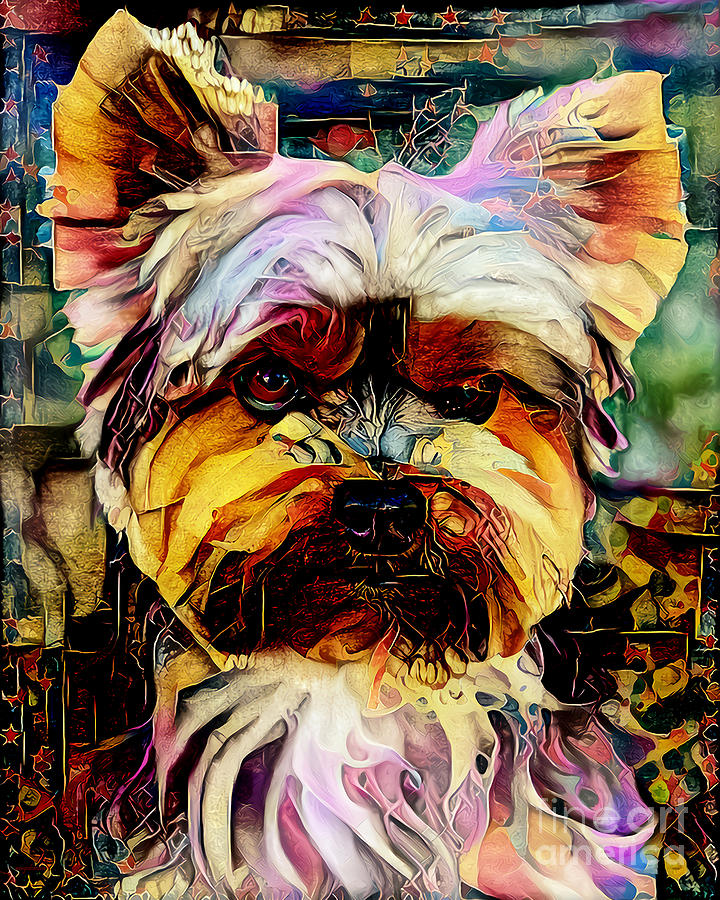 Introducing Alexander The Great Magician Yorkshire Terrier Dog 20210916 Photograph by Wingsdomain Art and Photography