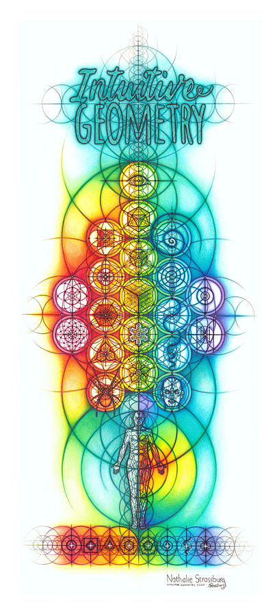 Intuitive Geometry Banner Drawing by Nathalie Strassburg