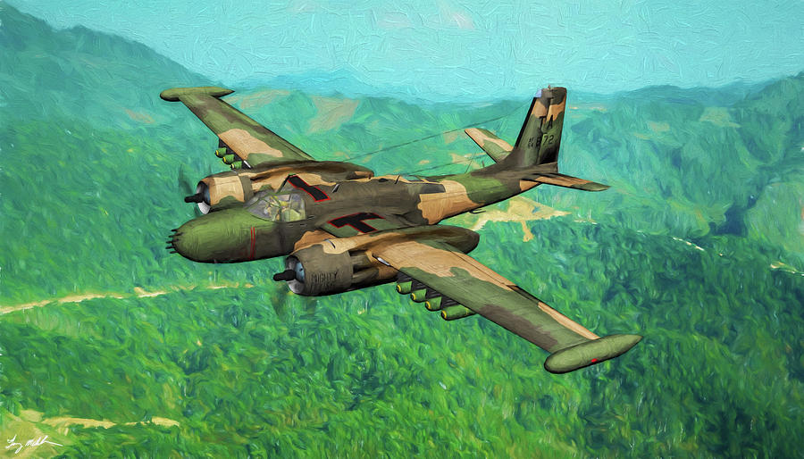 Invader over Vietnam - Art Digital Art by Tommy Anderson