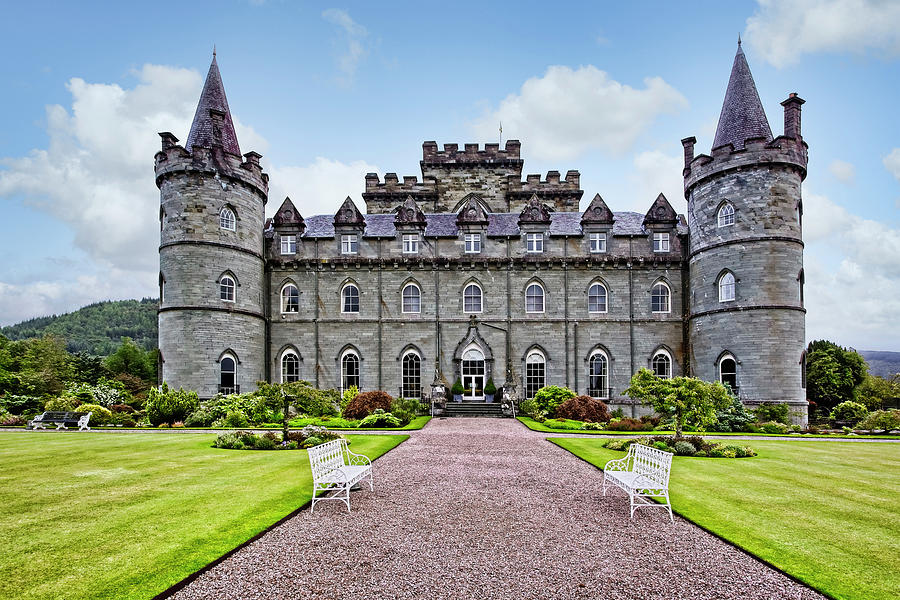 Inveraray Castle Argyll Photograph by Marcia Colelli - Pixels