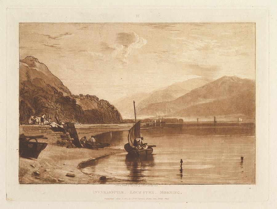 Inverary Pier Loch Fyne Morning Liber Studiorum Part Vii Plate 35 June 1 1811 2 By Joseph Mallord Wi Painting