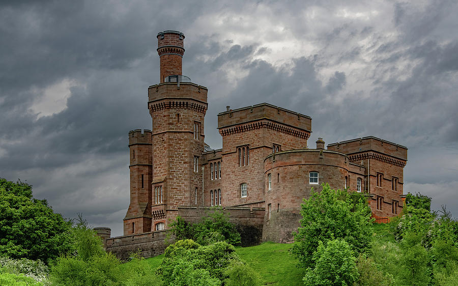 Inverness Castle, Scotland Photograph by Marcy Wielfaert