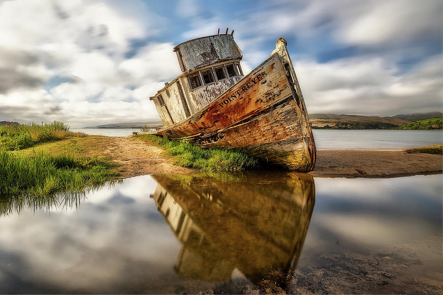 Inverness Shipwreck by Jeff Nigro Photograph by California Coastal Commission