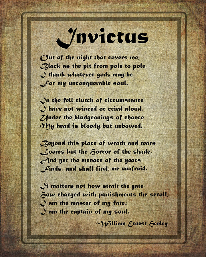 Invictus - Master Of My Fate Digital Art by HH Photography of Florida